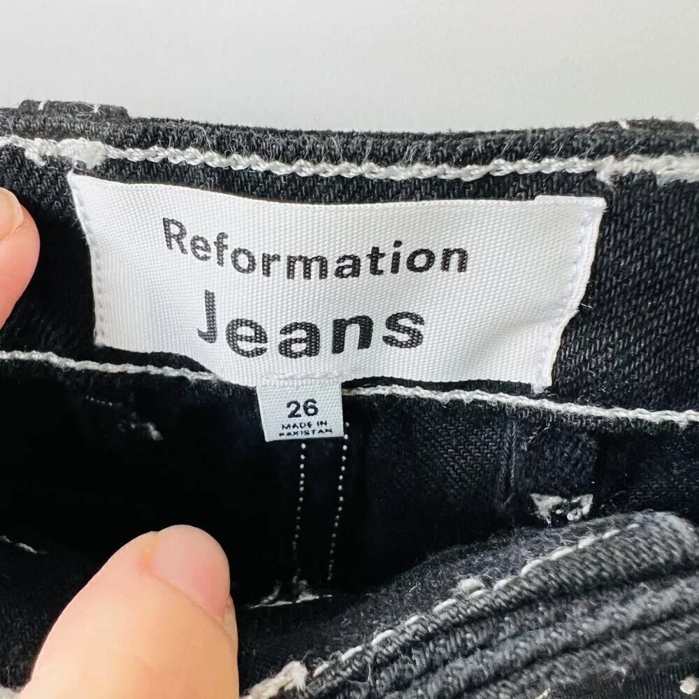 Reformation Highrise straight slim jeans, Size 26 M58